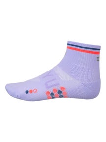 SHYU Racing Quarter Crew Socks Parma/Red/Graphite