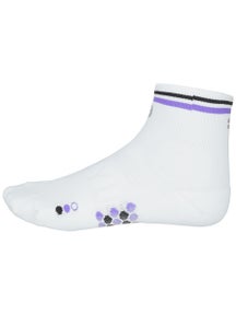 SHYU Racing Quarter Crew Socks White/Indigo/Black