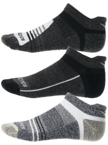 Saucony Inferno Merino Wool No Show Tab Socks 3Pk GyM