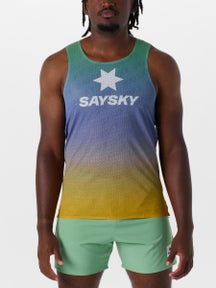 Saysky Men's Drip Dye Flow Air Singlet