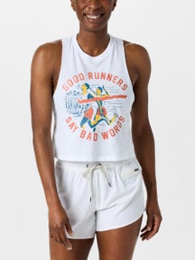 SMRC Women's Good Runners Say Bad Words Racerback Crop