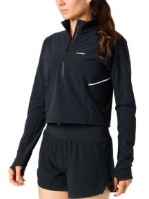 Salomon Women's Sense Aero Hybrid Cropped Pullover