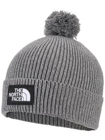 The North Face Logo Box Pom Beanie