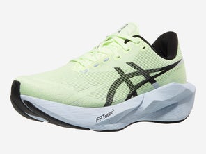 ASICS Novablast 6 in Illuminate Yellow/Black, medial side
