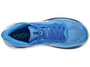 HOKA Clifton 11 men's shoe in Blue/Cobalt, overhead view