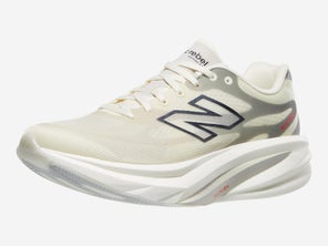 New Balance SuperComp Rebel left shoe angled forward Angora/Slate