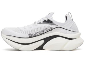 Saucony Endorphin Elite 3 Review Right Shoe Facing Left White/Black