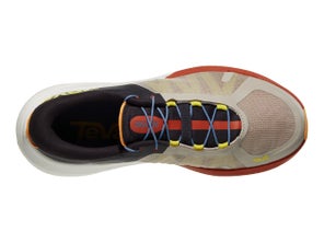 ASICS METAFUJI Trail 2 Yellow/Aubergine, overhead view of upper