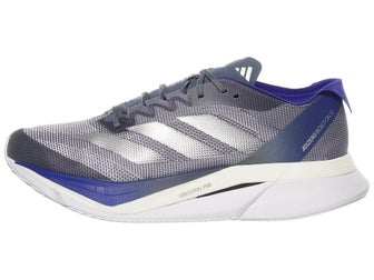 adidas adizero Boston 12 Men's Shoes Onix/Silver/Blue