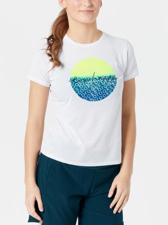 Brooks Women's Distance 3.0 Run Happy Logo Short Sleeve