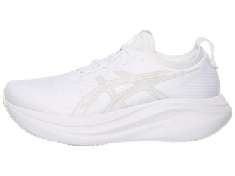 ASICS Gel Nimbus 27 Men's Shoes White/Glacier Grey