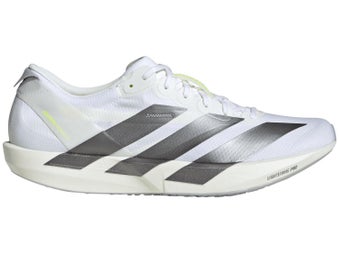 adidas adizero Adios 9 Men's Shoes White/Iron/Yellow