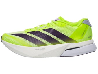 adidas adizero Boston 13 Men's Shoes Yellow/Plum/Plum