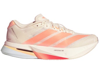adidas adizero Boston 13 Women's Shoes White/Ora/Orange