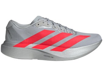 adidas adizero Evo SL Woven Men's Shoes Silver/Red/Iron