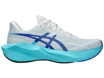ASICS Novablast 6 Men's Shoes White/Energy Aqua
