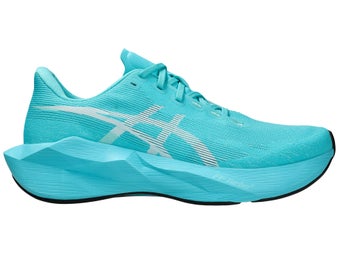 ASICS Novablast 6 Men's Shoes Energy Aqua/White