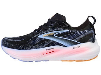 Brooks Glycerin 22 Women's Shoes Black/Blue Heron/Orang