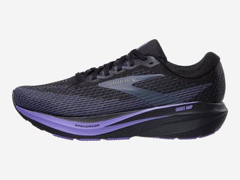 Brooks Ghost AMP Men's Shoes Black/Grey/Purple Hebe