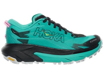 HOKA Mafate 5 Women's Shoes Black/Electric Aqua