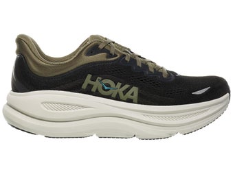 HOKA Bondi 9 Men's Shoes Black/River Rock Grey
