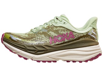 HOKA Stinson 7 Women's Shoes Seed Green/Beet Root
