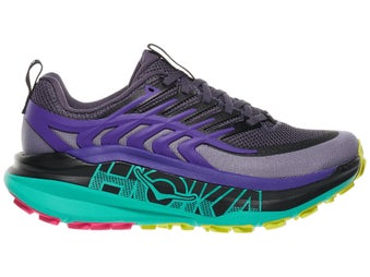 HOKA Stinson 8 Women's Shoes Squid Ink/Electric Aqua