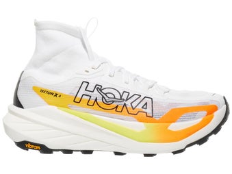 HOKA Tecton X 4 Women's Shoes Frost/Neon Tangerine