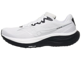 Saucony Ride 19 Men's Shoes White/Black