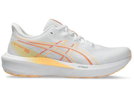 ASICS GT 1000 15\Womens Shoes\White/Vivid Coral