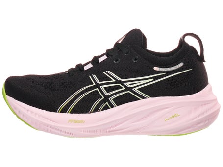 ASICS Gel Nimbus 26 Women's Shoes Black/Neon Lime | Running Warehouse