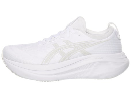 ASICS Gel Nimbus 27\Womens Shoes\White/Glacier Grey