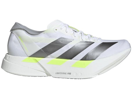 adidas adizero Adios Pro 4\Mens Shoes\Wh/Iron/Yellow