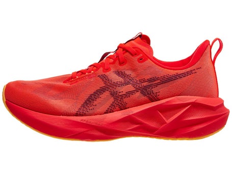 ASICS Novablast 5\Mens Shoes\Flash Red/EDO Purple