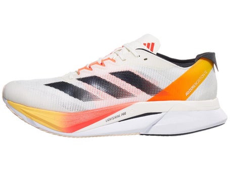 adidas adizero Boston 12\Mens Shoes\Ivory/Black/Red