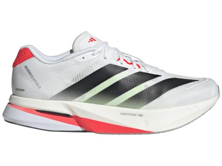 adidas adizero Boston 13\Mens Shoes\White/Black/Lucid