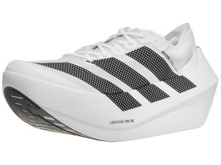 adidas adizero Prime X Evo Unisex Shoes White/Black/Red | Running Warehouse
