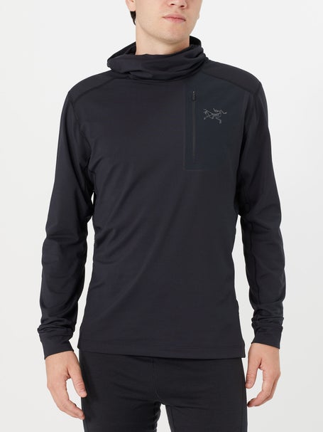 rho lt hooded zip neck