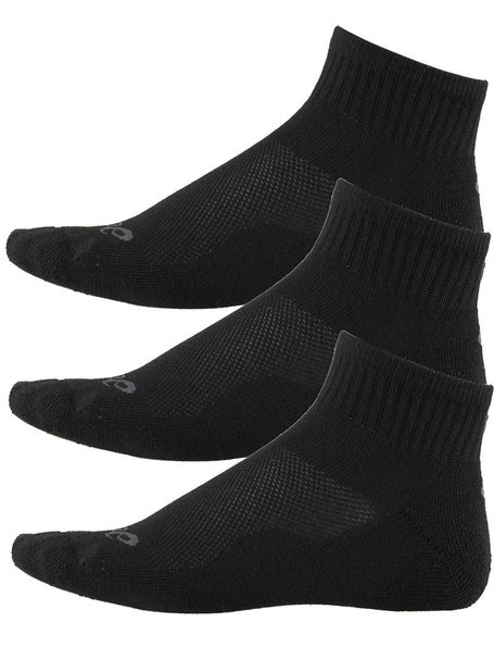 ASICS Cushion Quarter Socks 3-Pack Running Warehouse