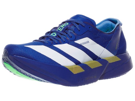 adidas adizero Adios Pro 4 Men's Shoes Blue/White/Lime | Running Warehouse