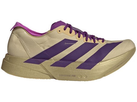 adidas adizero Adios Pro 4\Mens Shoes\Sand/Purple/Gold