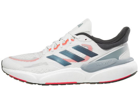 adidas Solar 5 Shoes Crystal White/Grey/Red | Running Warehouse