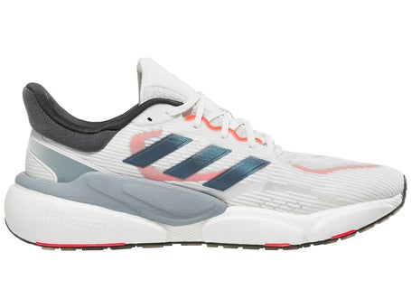 Boost Men's Shoes Crystal White/Grey/Red | Running Warehouse