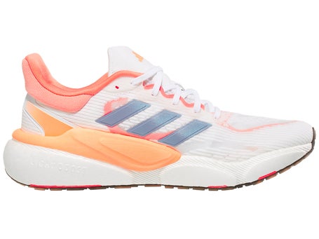 adidas Boost 5 Women's Shoes White/Silver/Coral | Running Warehouse