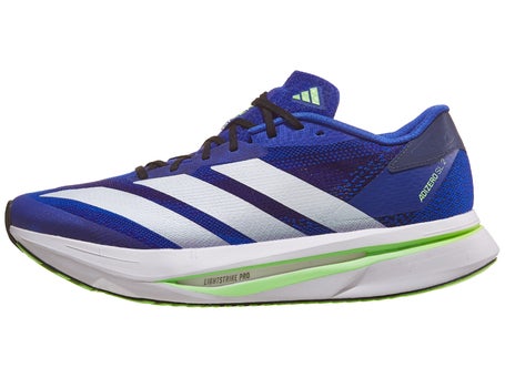 adidas adizero SL 2\Mens Shoes\Lucid Blue/White/Lime