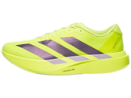adidas adizero Evo SL Woven\Mens Shoes\Yellow/Plum/Plu