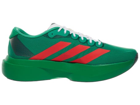 adidas adizero Evo SL Woven Men's Shoes Green/Red/White | Running Warehouse