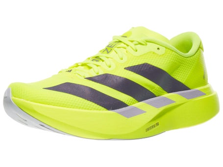 adidas adizero Evo SL Woven Women's Shoes Yellow/Plum | Running Warehouse