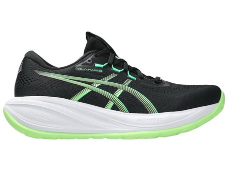 ASICS Gel Cumulus 28\Mens Shoes\Black/Illuminate Green