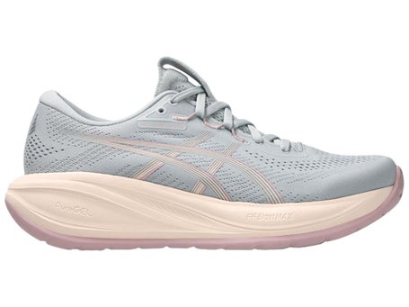 ASICS Gel Cumulus 28\Womens Shoes\Pdmt Grey/Pearl Pink